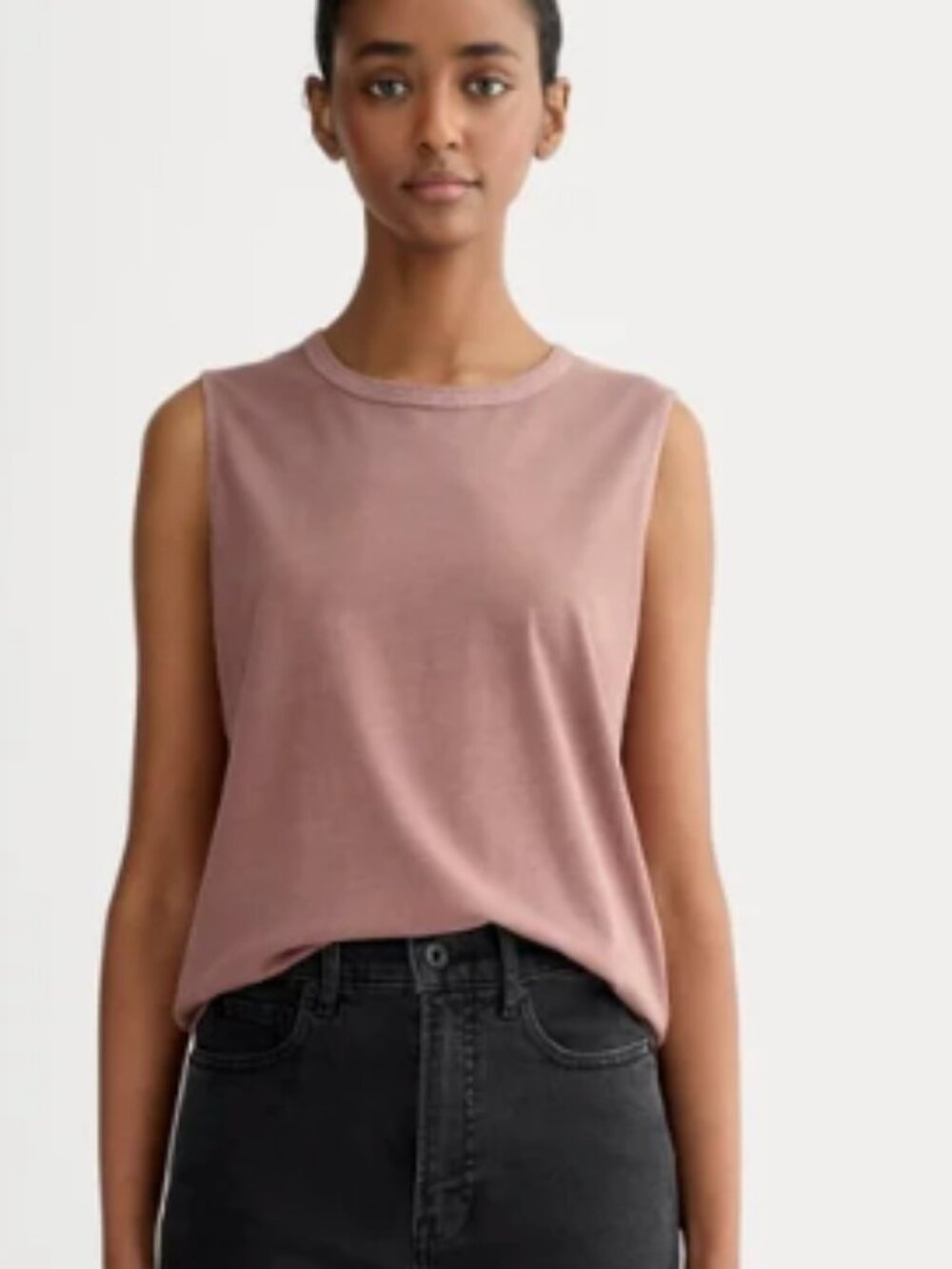 Everlane Off-Duty Barrel Pant and Boyfriend Tank set